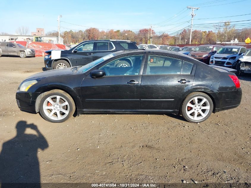 2008 Nissan Maxima 3.5 Se VIN: 1N4BA41E18C833653 Lot: 40741554