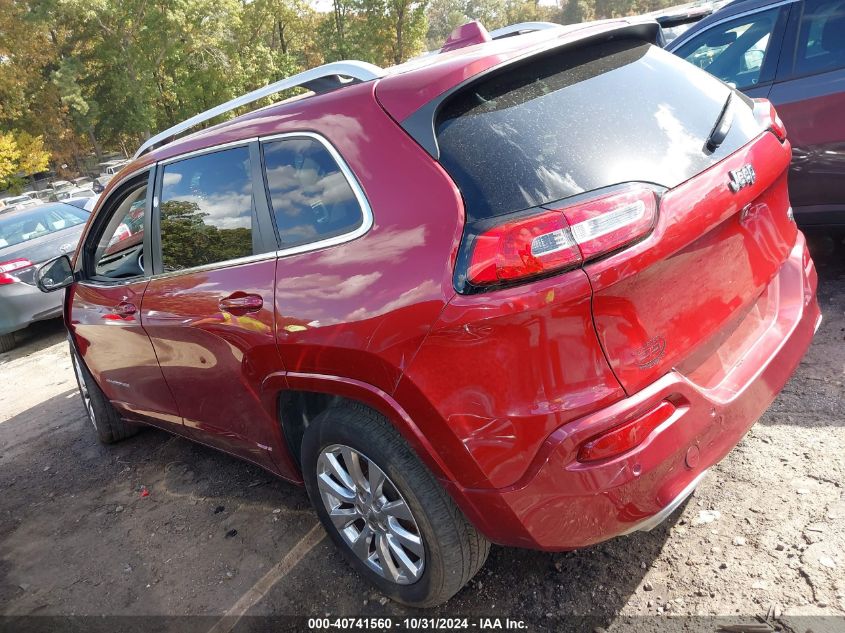 2016 Jeep Cherokee Overland VIN: 1C4PJLJS0GW302991 Lot: 40741560