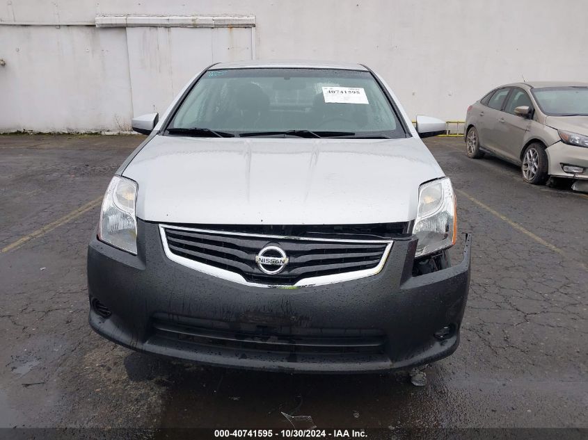 2012 Nissan Sentra 2.0 S VIN: 3N1AB6AP5CL738917 Lot: 40741595