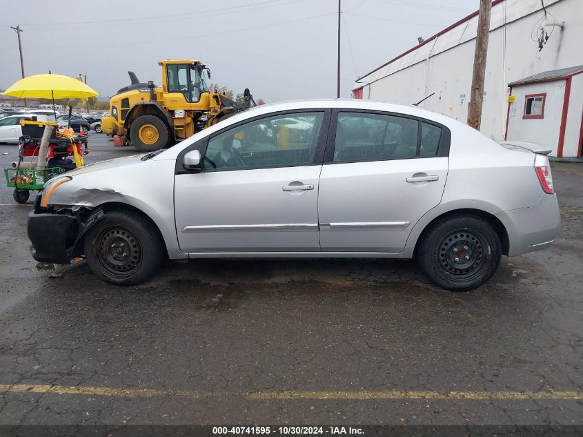 2012 Nissan Sentra 2.0 S VIN: 3N1AB6AP5CL738917 Lot: 40741595