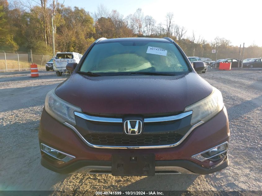 2015 Honda Cr-V Ex-L VIN: 2HKRM4H76FH702985 Lot: 40741599