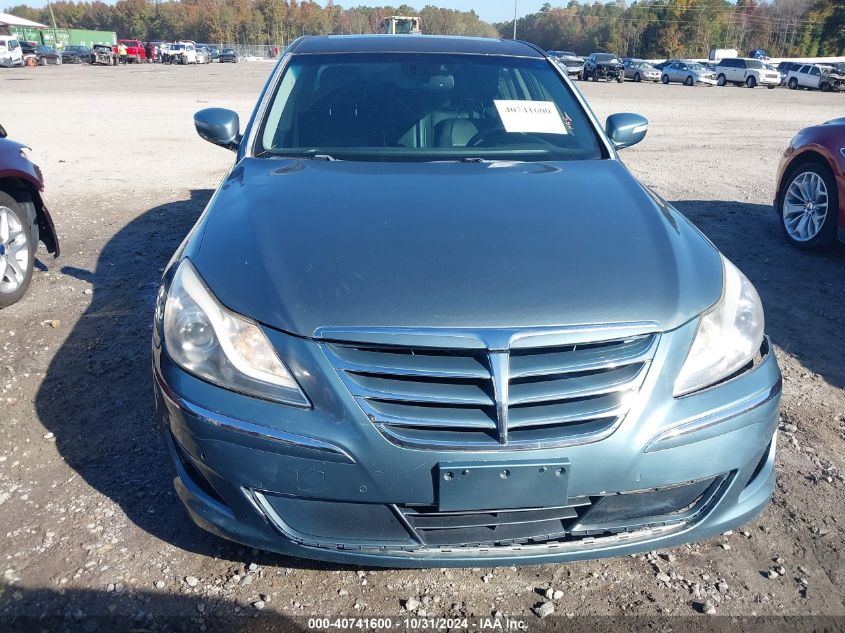 2012 Hyundai Genesis 3.8L VIN: KMHGC4DD6CU189692 Lot: 40741600