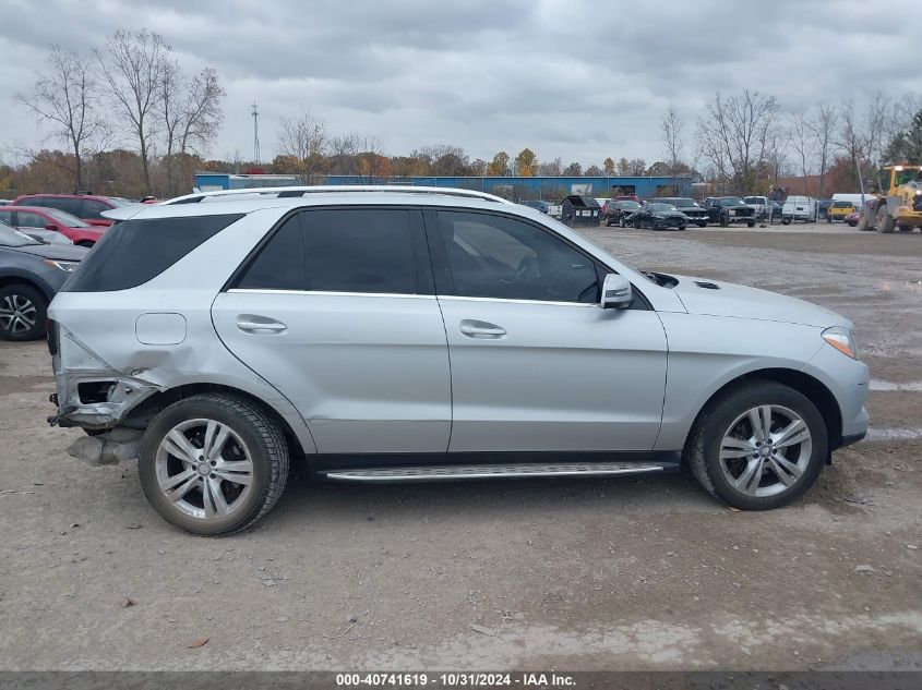 2014 Mercedes-Benz Ml 350 4Matic VIN: 4JGDA5HB4EA385089 Lot: 40741619