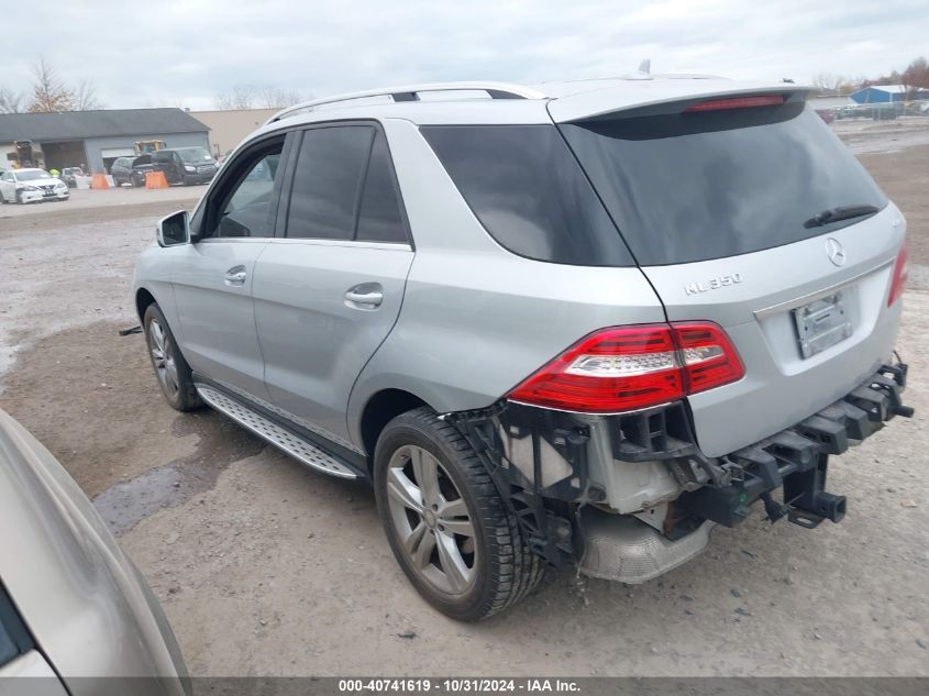 2014 Mercedes-Benz Ml 350 4Matic VIN: 4JGDA5HB4EA385089 Lot: 40741619