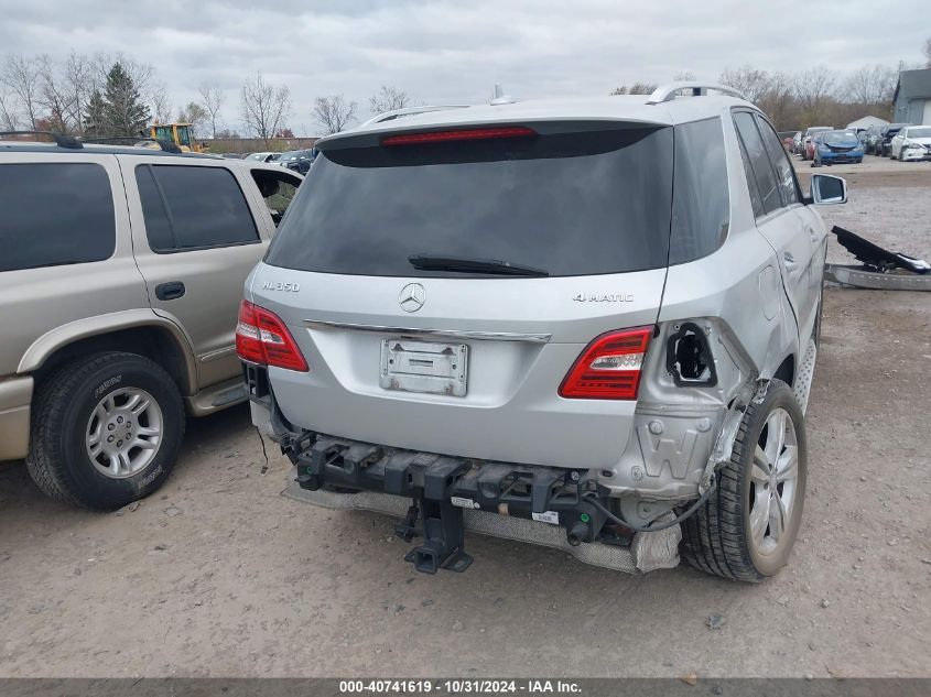 2014 Mercedes-Benz Ml 350 4Matic VIN: 4JGDA5HB4EA385089 Lot: 40741619