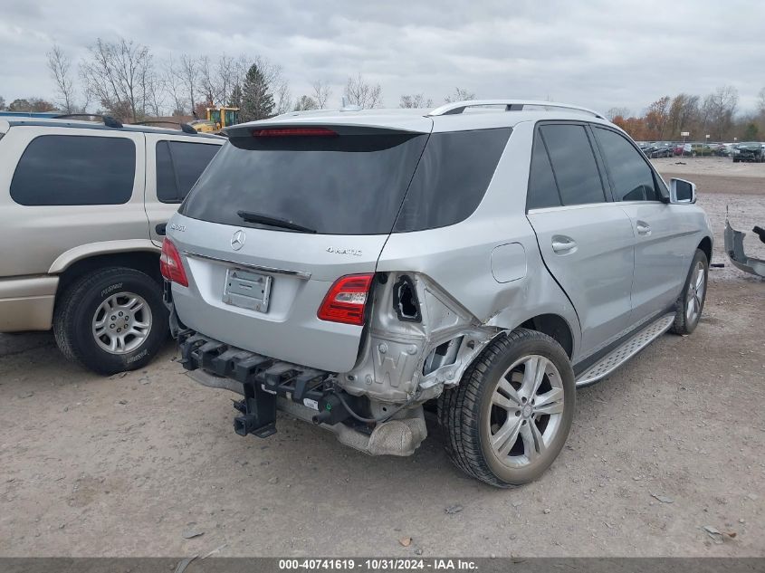 2014 Mercedes-Benz Ml 350 4Matic VIN: 4JGDA5HB4EA385089 Lot: 40741619