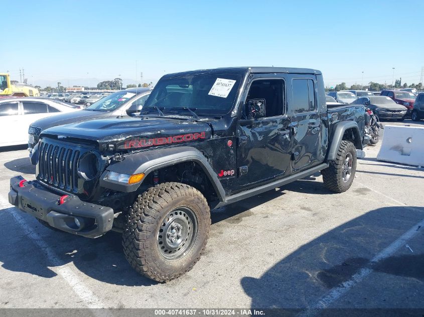 2022 Jeep Gladiator Rubicon 4X4 VIN: 1C6JJTBG7NL117679 Lot: 40741637