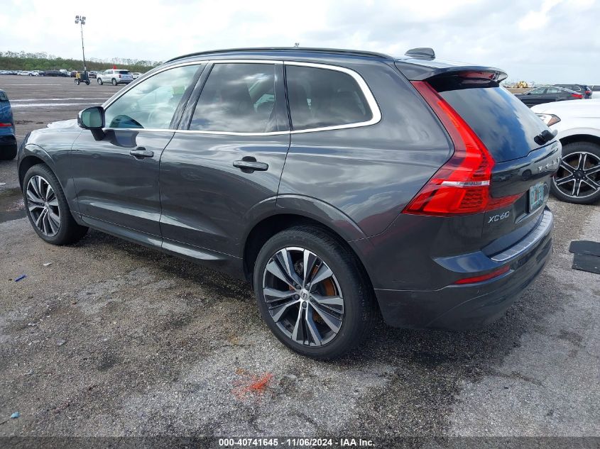 2022 Volvo Xc60 B5 Momentum VIN: YV4L12DK9N1910083 Lot: 40741645