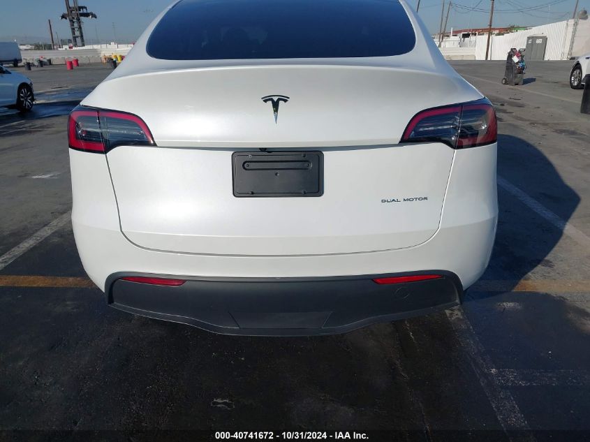 2023 Tesla Model Y Awd/Long Range Dual Motor All-Wheel Drive VIN: 7SAYGDEE6PA071368 Lot: 40741672