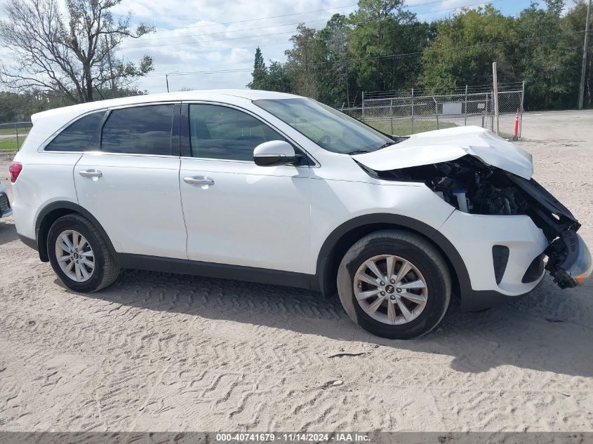 2019 Kia Sorento 2.4L L VIN: 5XYPG4A33KG611678 Lot: 40741679