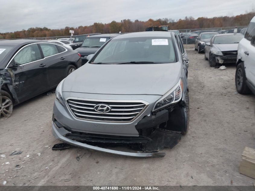 2015 Hyundai Sonata Se VIN: 5NPE24AF6FH087456 Lot: 40741690