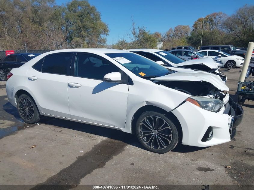 2016 Toyota Corolla S Plus VIN: 5YFBURHE8GP463795 Lot: 40741696