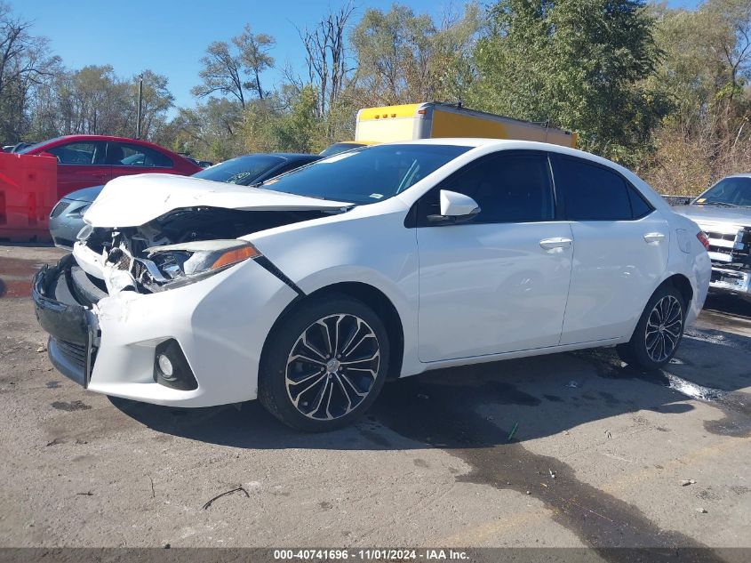 2016 Toyota Corolla S Plus VIN: 5YFBURHE8GP463795 Lot: 40741696