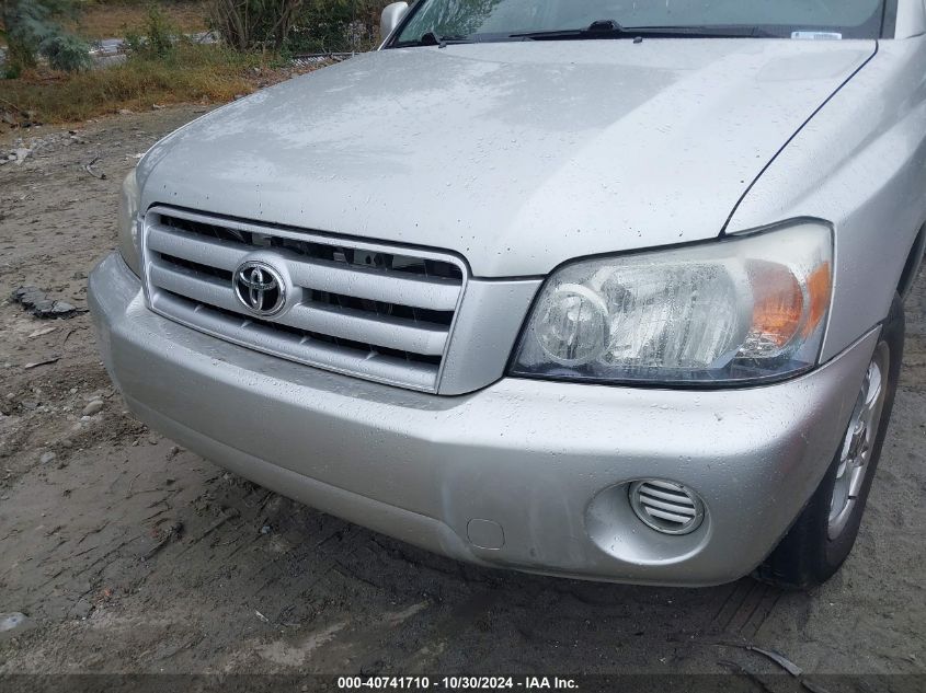 2004 Toyota Highlander VIN: JTEGD21A240080120 Lot: 40741710