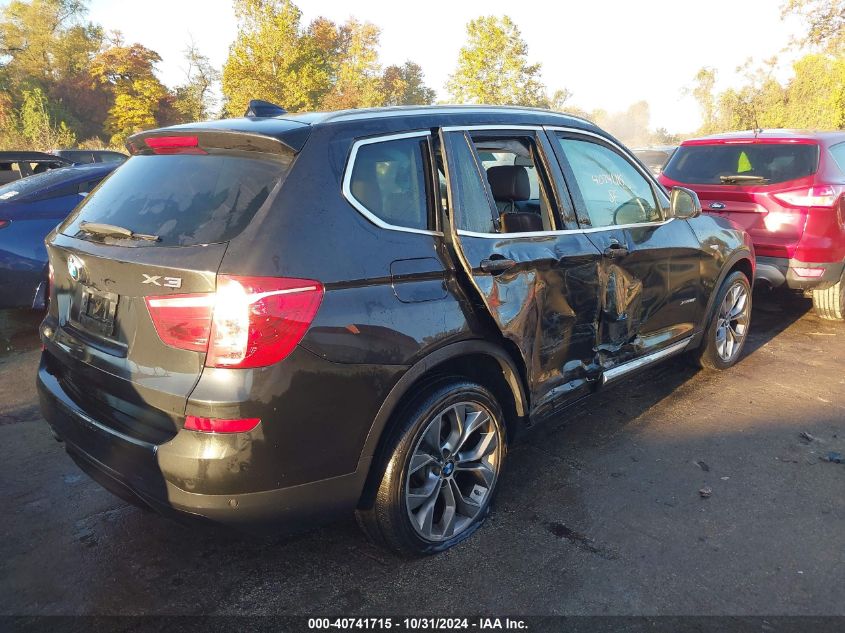 2016 BMW X3 xDrive28I VIN: 5UXWX9C54G0D87911 Lot: 40741715