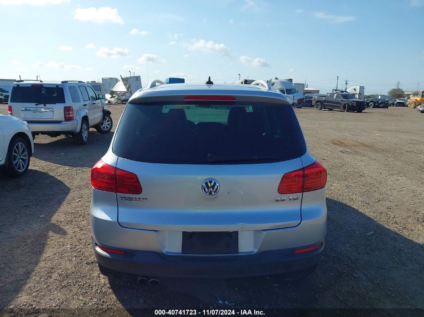 2012 Volkswagen Tiguan Se VIN: WVGAV7AX0CW572810 Lot: 40741723