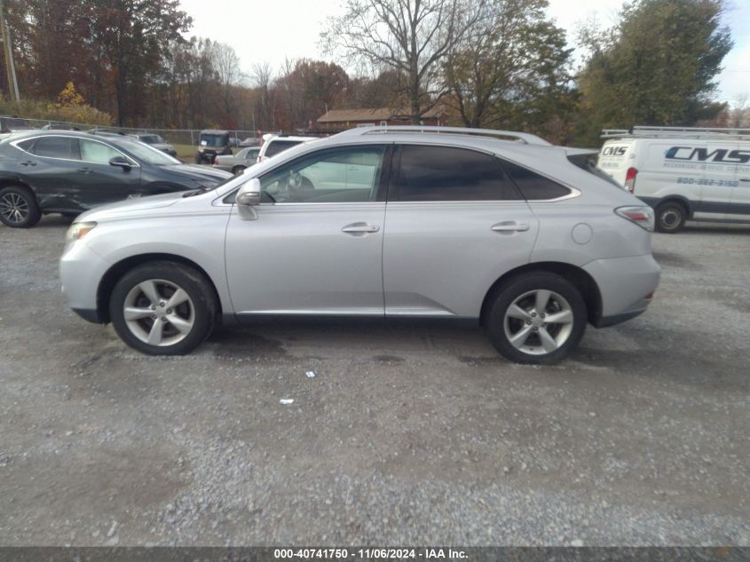 2010 Lexus Rx 350 VIN: 2T2BK1BA1AC071578 Lot: 40741750