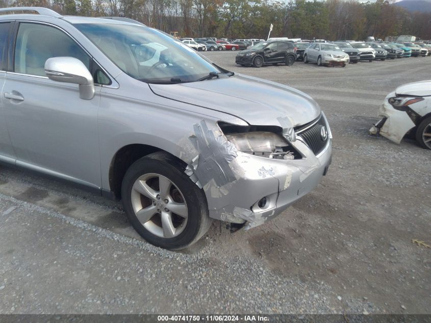 2010 Lexus Rx 350 VIN: 2T2BK1BA1AC071578 Lot: 40741750