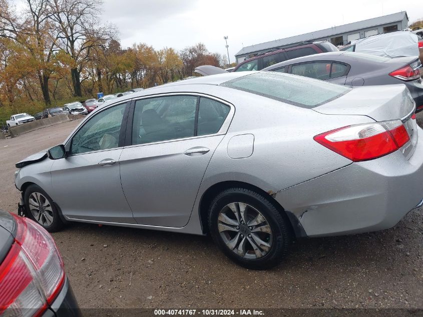 2013 Honda Accord Lx VIN: 1HGCR2F36DA058308 Lot: 40741767