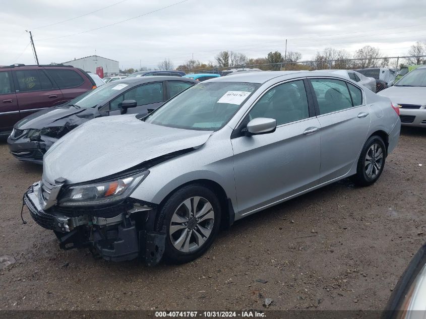 VIN 1HGCR2F36DA058308 2013 Honda Accord, LX no.2