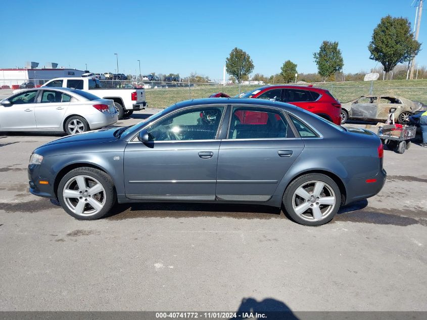 2008 Audi A4 3.2 VIN: WAUDH78E08A159901 Lot: 40741772