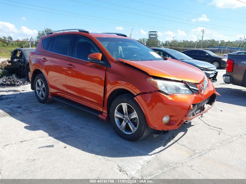 VIN 2T3WFREV1FW152343 2015 Toyota RAV4, Xle no.1