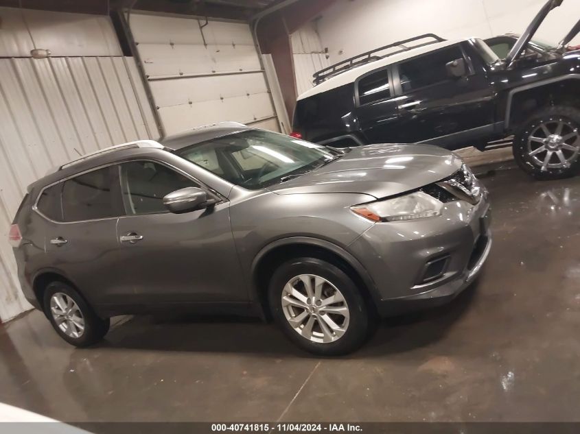 2015 Nissan Rogue Sv VIN: KNMAT2MVXFP519604 Lot: 40741815