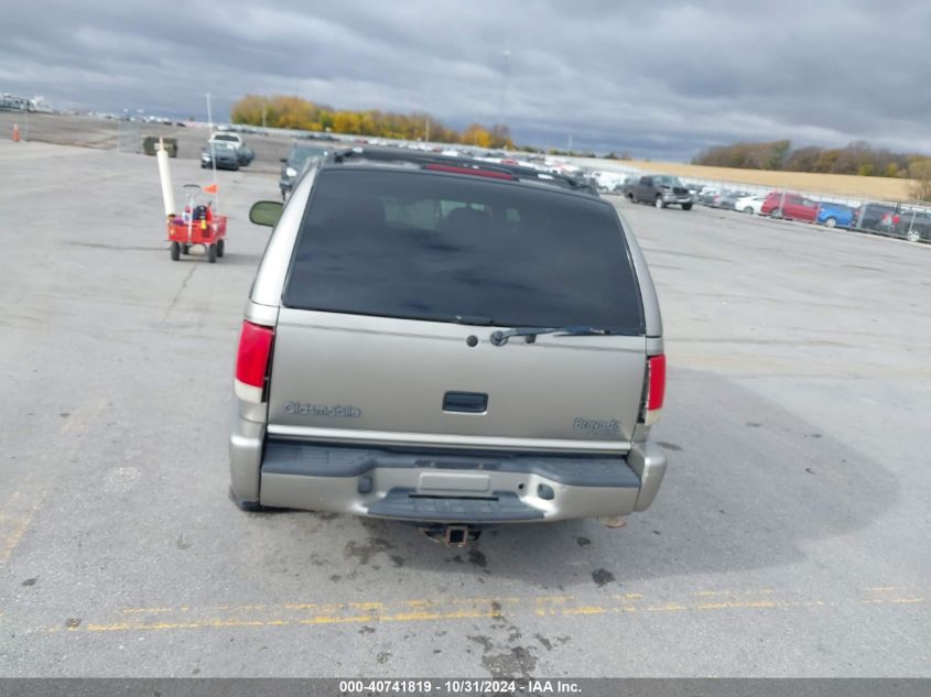 1999 Oldsmobile Bravada VIN: 1GHDT13W6X2714223 Lot: 40741819