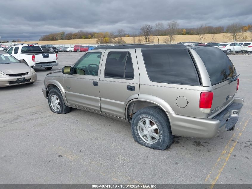 1999 Oldsmobile Bravada VIN: 1GHDT13W6X2714223 Lot: 40741819