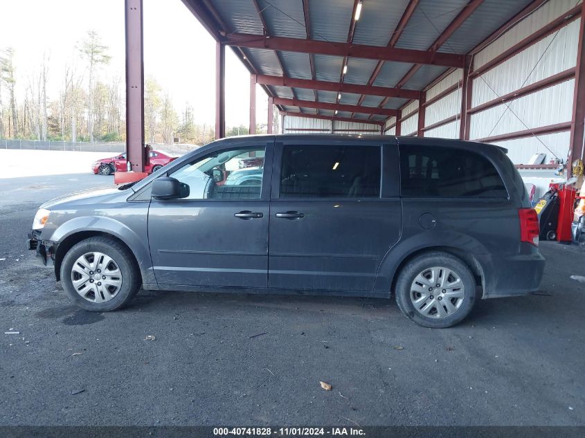 2017 Dodge Grand Caravan Se VIN: 2C4RDGBGXHR731258 Lot: 40741828