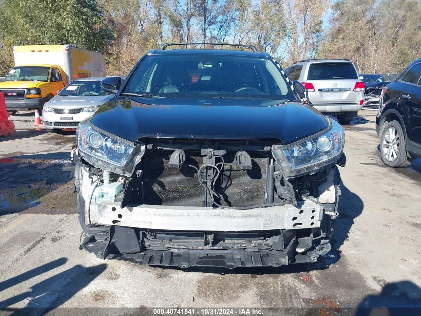 2017 Toyota Highlander Limited VIN: 5TDDZRFH6HS479686 Lot: 40741841