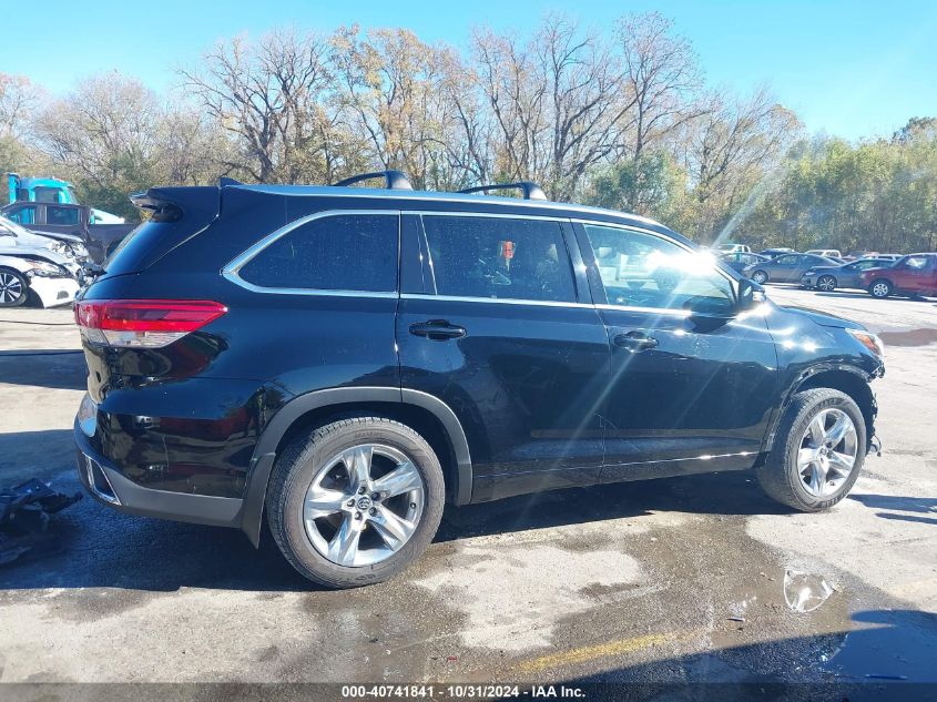 2017 Toyota Highlander Limited VIN: 5TDDZRFH6HS479686 Lot: 40741841