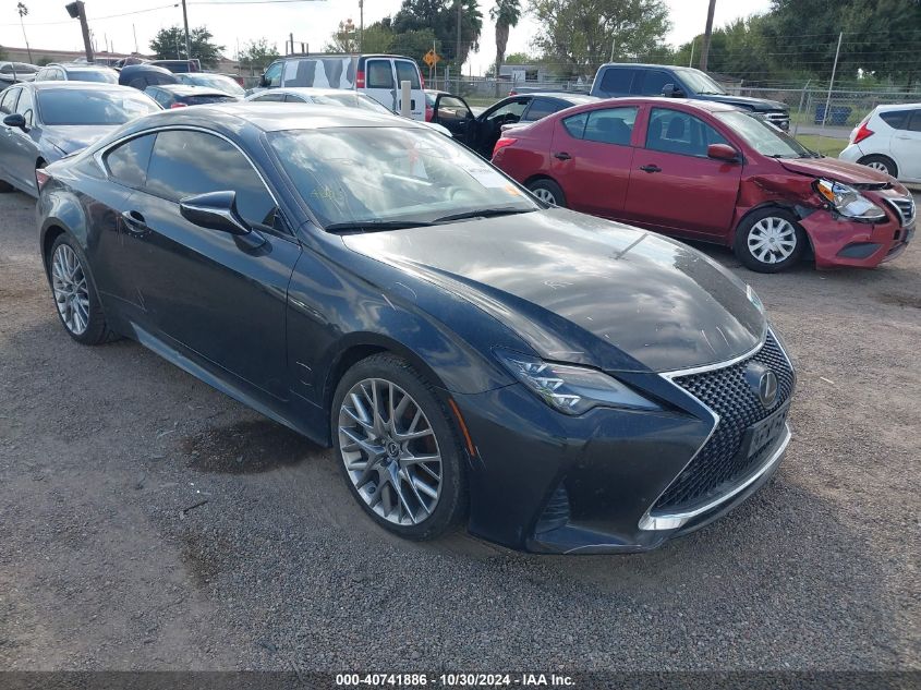 VIN JTHHZ5BC6K5019881 2019 LEXUS RC 350 no.1