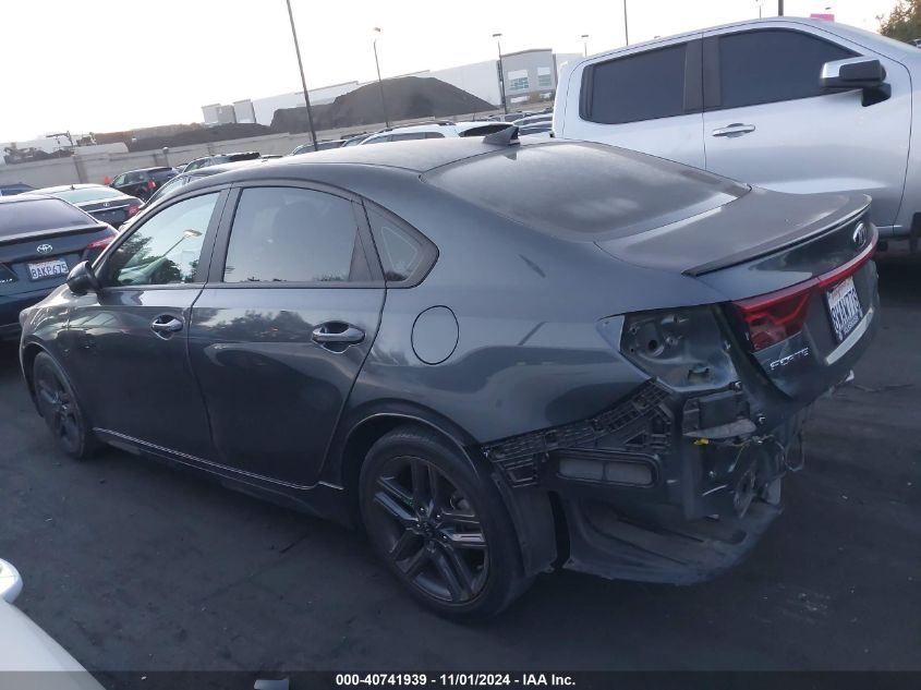 2021 Kia Forte Gt-Line VIN: 3KPF34AD2ME326678 Lot: 40741939