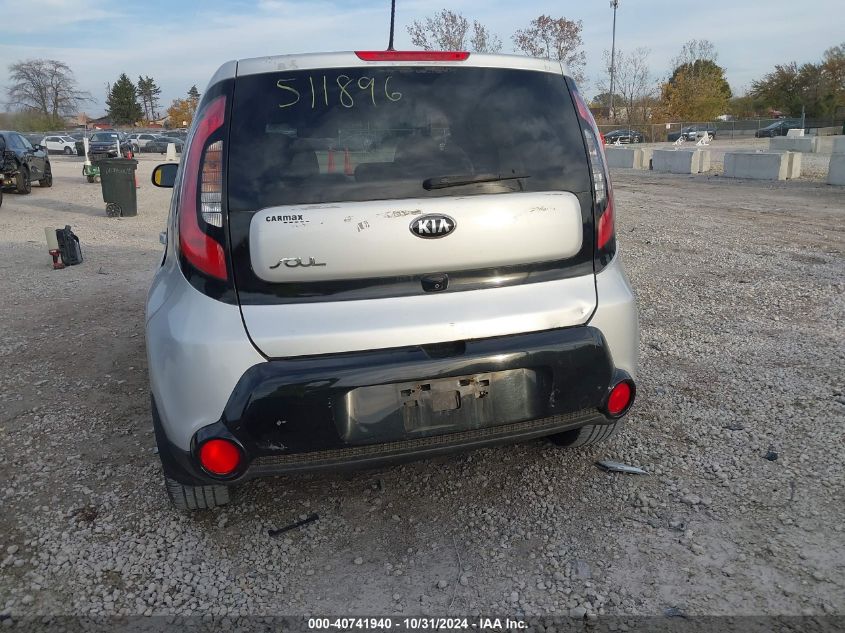 2016 Kia Soul + VIN: KNDJP3A50G7864446 Lot: 40741940