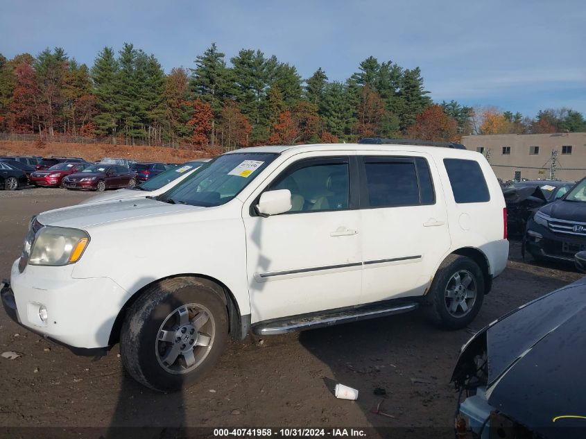 2010 Honda Pilot Touring VIN: 5FNYF4H94AB023344 Lot: 40741958