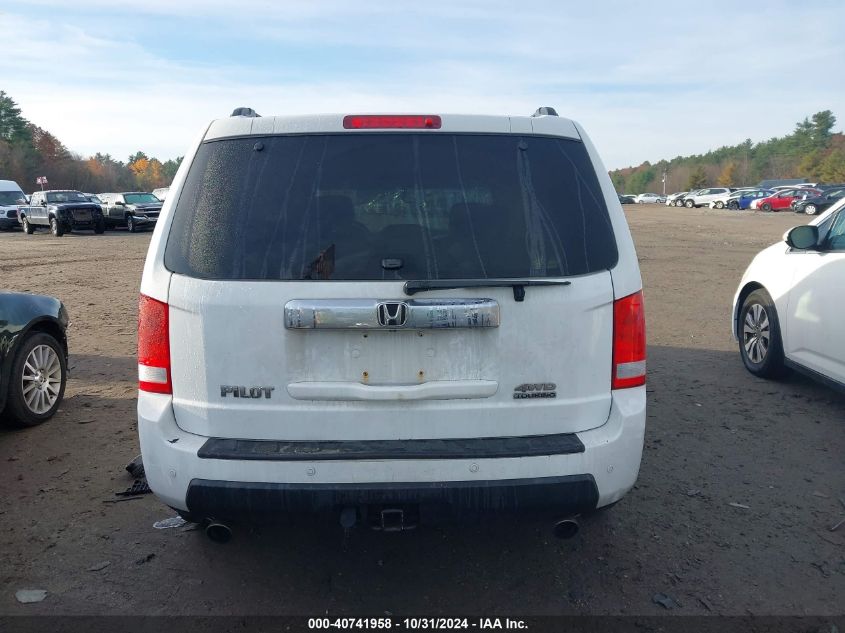 2010 Honda Pilot Touring VIN: 5FNYF4H94AB023344 Lot: 40741958