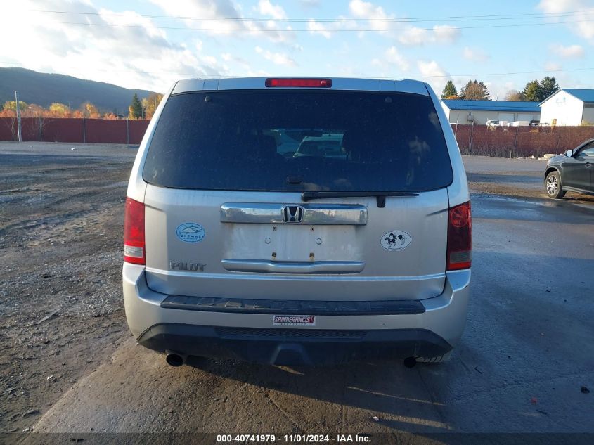 2012 Honda Pilot Ex VIN: 5FNYF3H43CB005998 Lot: 40741979