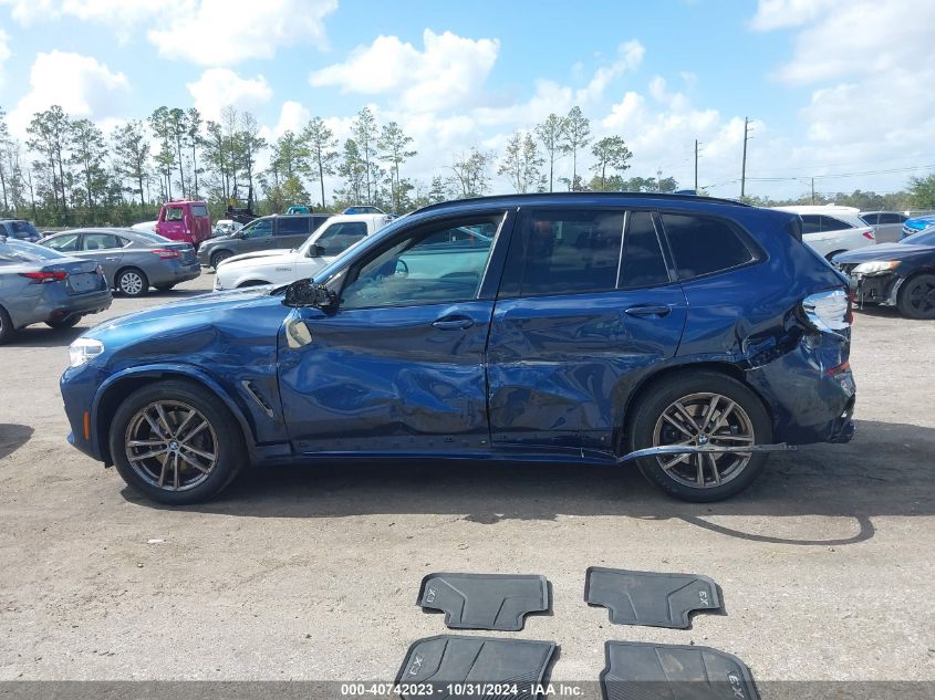 2021 BMW X3 M40I VIN: 5UXTY9C05M9G42433 Lot: 40742023