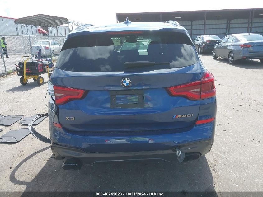 2021 BMW X3 M40I VIN: 5UXTY9C05M9G42433 Lot: 40742023