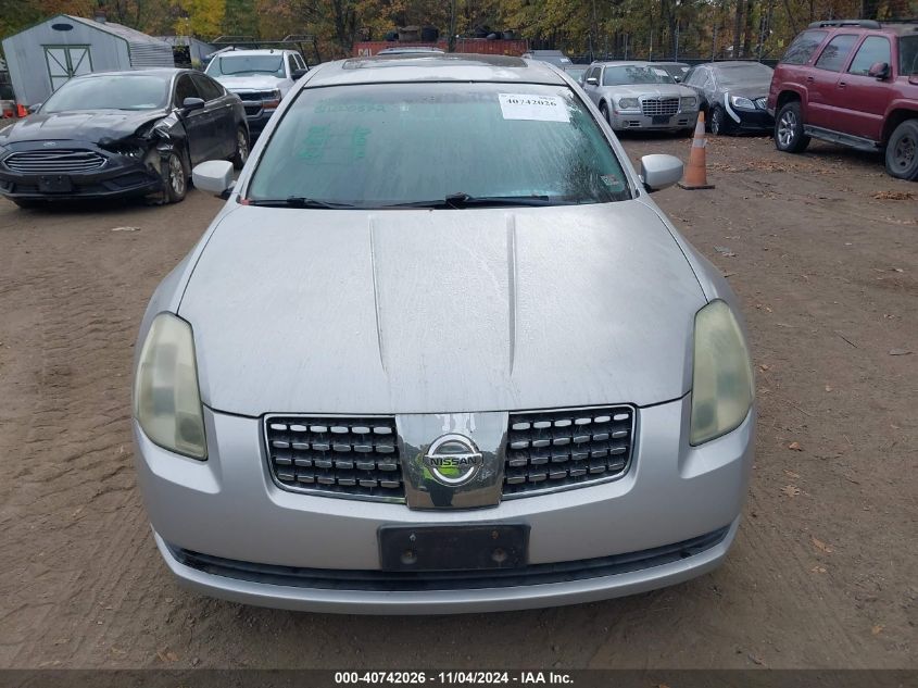 2006 Nissan Maxima Se/Sl VIN: 1N4BA41E06C833396 Lot: 40742026