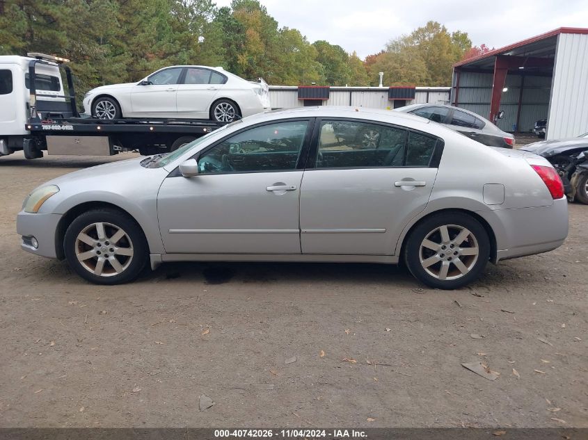 2006 Nissan Maxima Se/Sl VIN: 1N4BA41E06C833396 Lot: 40742026