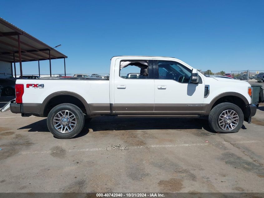 2017 Ford F-250 King Ranch VIN: 1FT7W2BT0HED91651 Lot: 40742040