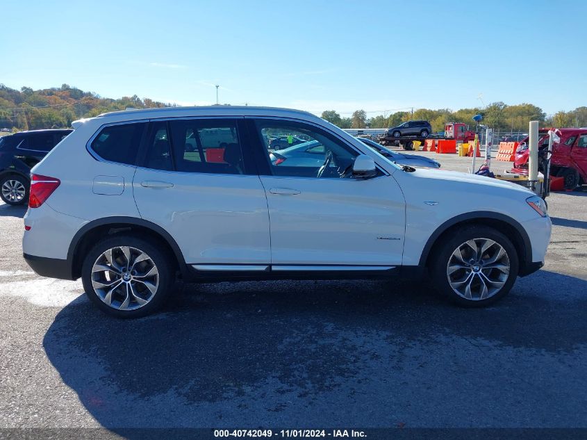 2015 BMW X3 xDrive28D VIN: 5UXWY3C55F0E97116 Lot: 40742049