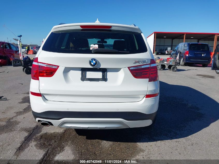 2015 BMW X3 xDrive28D VIN: 5UXWY3C55F0E97116 Lot: 40742049