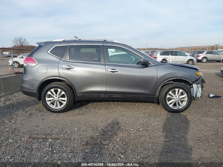 2014 Nissan Rogue S/Sl/Sv VIN: 5N1AT2MV5EC839849 Lot: 40742059