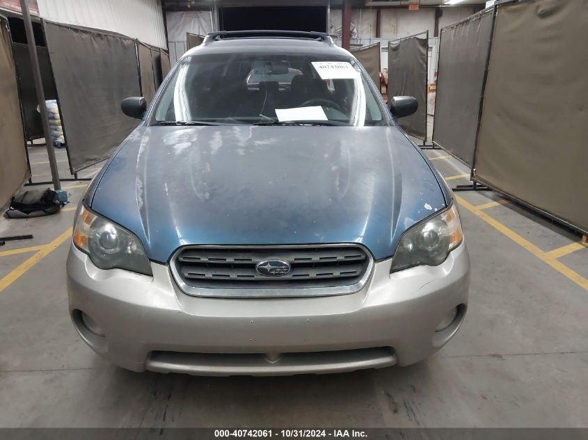 2006 Subaru Outback 2.5I VIN: 4S4BP61C167354895 Lot: 40742061