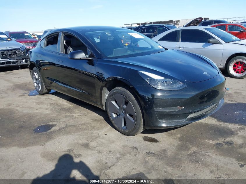 VIN 5YJ3E1EA6NF352191 2022 TESLA MODEL 3 no.1