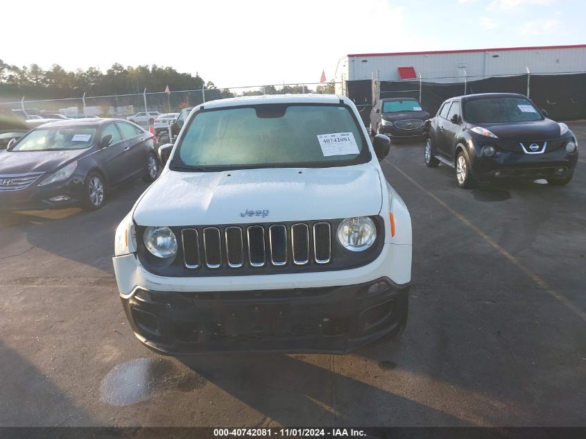 2018 Jeep Renegade Sport 4X4 VIN: ZACCJBAB1JPH00014 Lot: 40742081