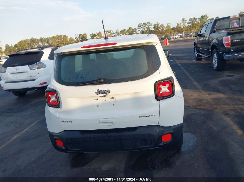 2018 Jeep Renegade Sport 4X4 VIN: ZACCJBAB1JPH00014 Lot: 40742081